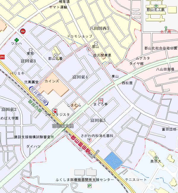 郡山曲田店 Familymart店舗検索 ファミマップ