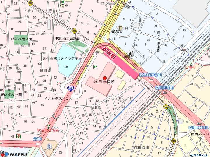 吹田市を地図から賃貸 マンション アパートのお部屋探しなら 賃貸大阪