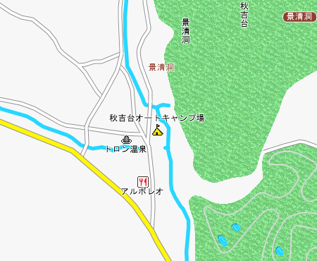 秋吉台オートキャンプ場 オートキャンプ場マップ ソニー損保 Mapple