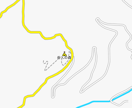 四国山岳植物園 岳人の森 オートキャンプ場マップ ソニー損保 Mapple