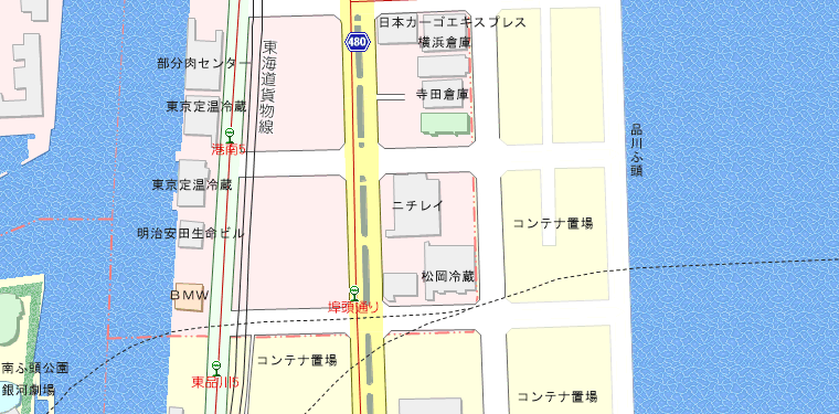 株式会社ロジスティクス ネットワーク 関東配車センター案内図 ニチレイ