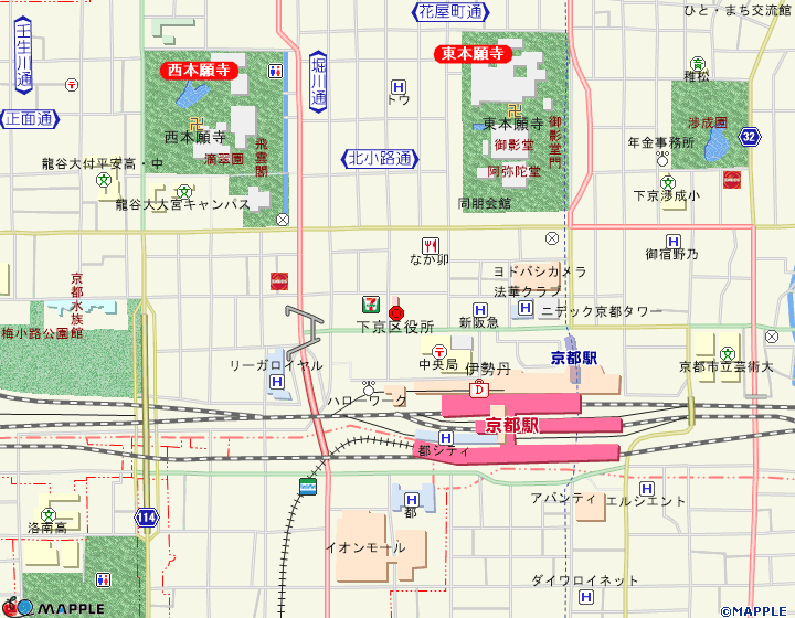 京都市下京区を地図から賃貸 マンション アパートのお部屋探しなら ワントップハウス ワントップハウス四条河原町店